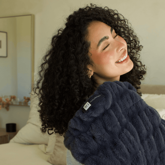 Charcoal Gray Minky Blanket