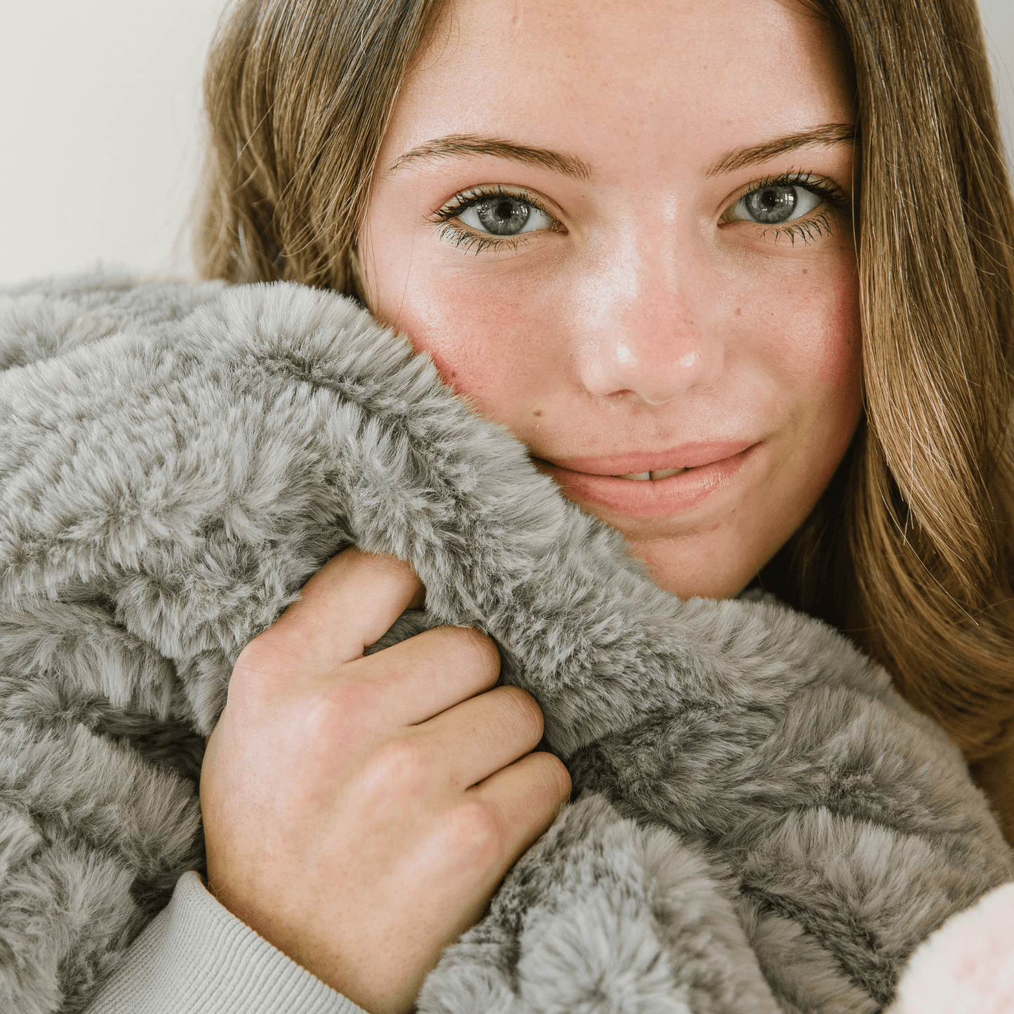 Ash Grey Chic Blanket - Minky Designs