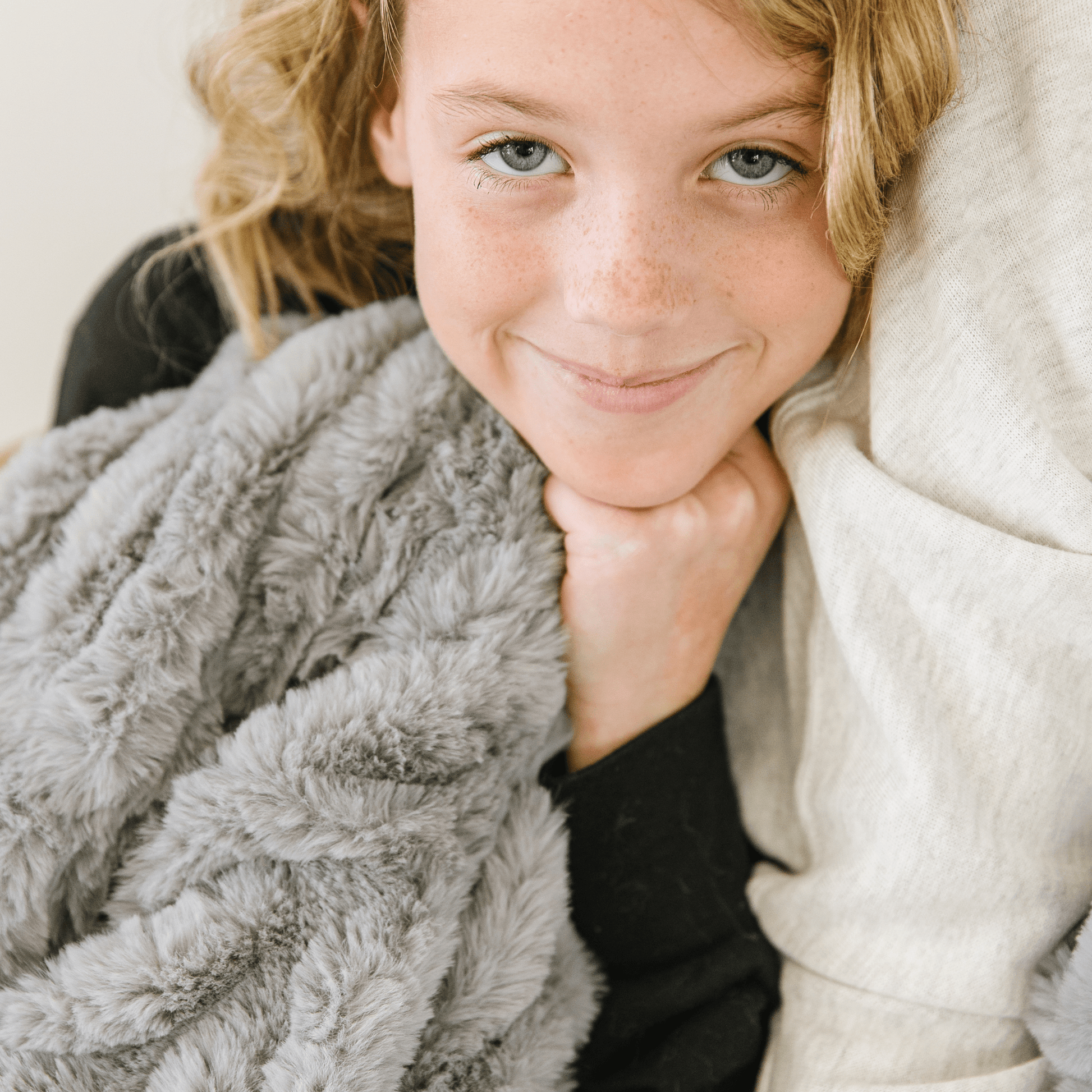 Ash Grey Chic Blanket - Minky Designs