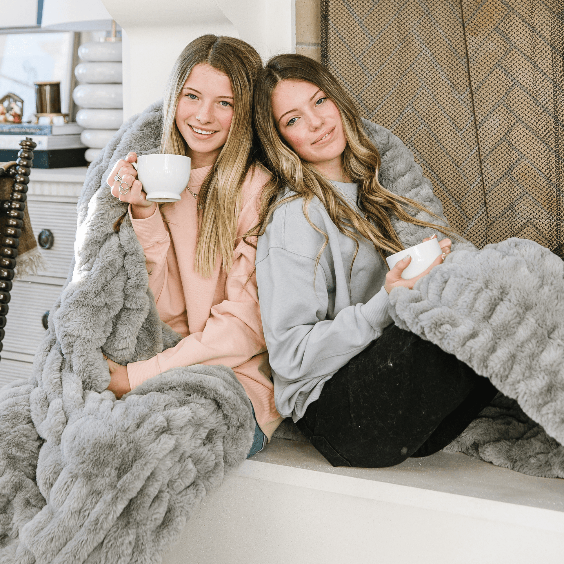 Ash Grey Chic Blanket - Minky Designs