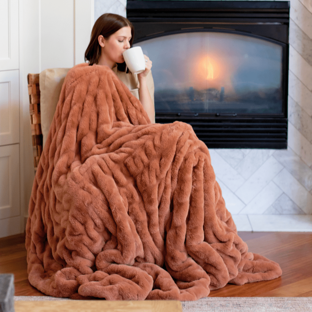 Copper Chic Blanket - Minky Designs