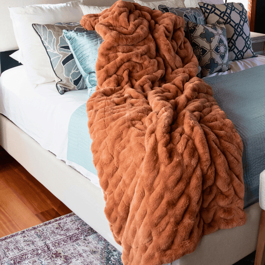 Copper Chic Blanket - Minky Designs