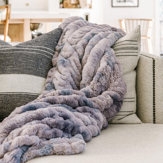 Blueberry Chic Blanket - Minky Designs