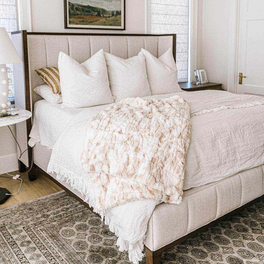 Crème Brûlée Posh Blanket - Minky Designs