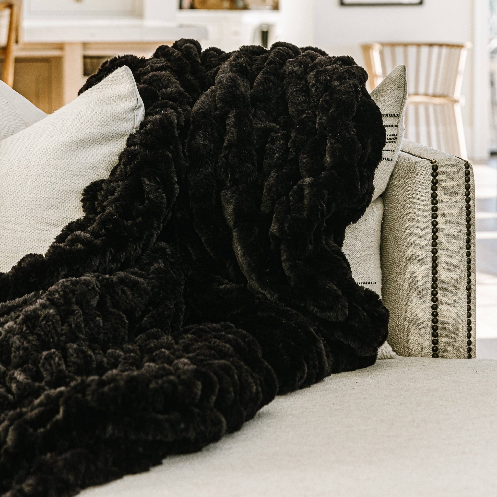 Jaguar Black Chic Blanket - Minky Designs