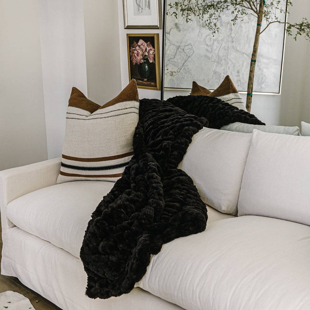 Jaguar Black Chic Blanket - Minky Designs