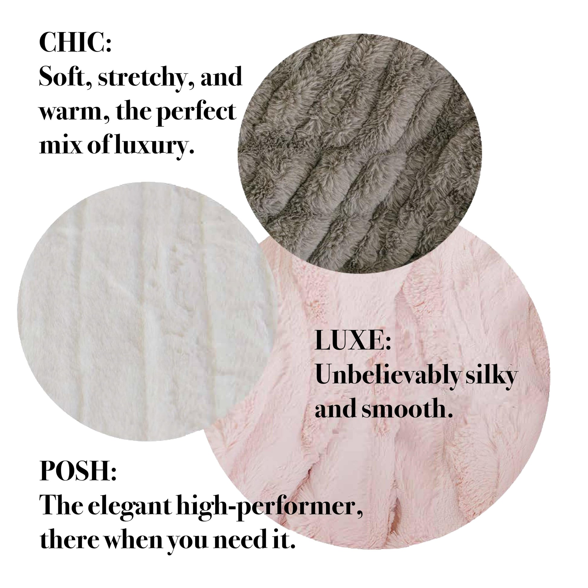 Polar Bear Chic Blanket - Minky Designs