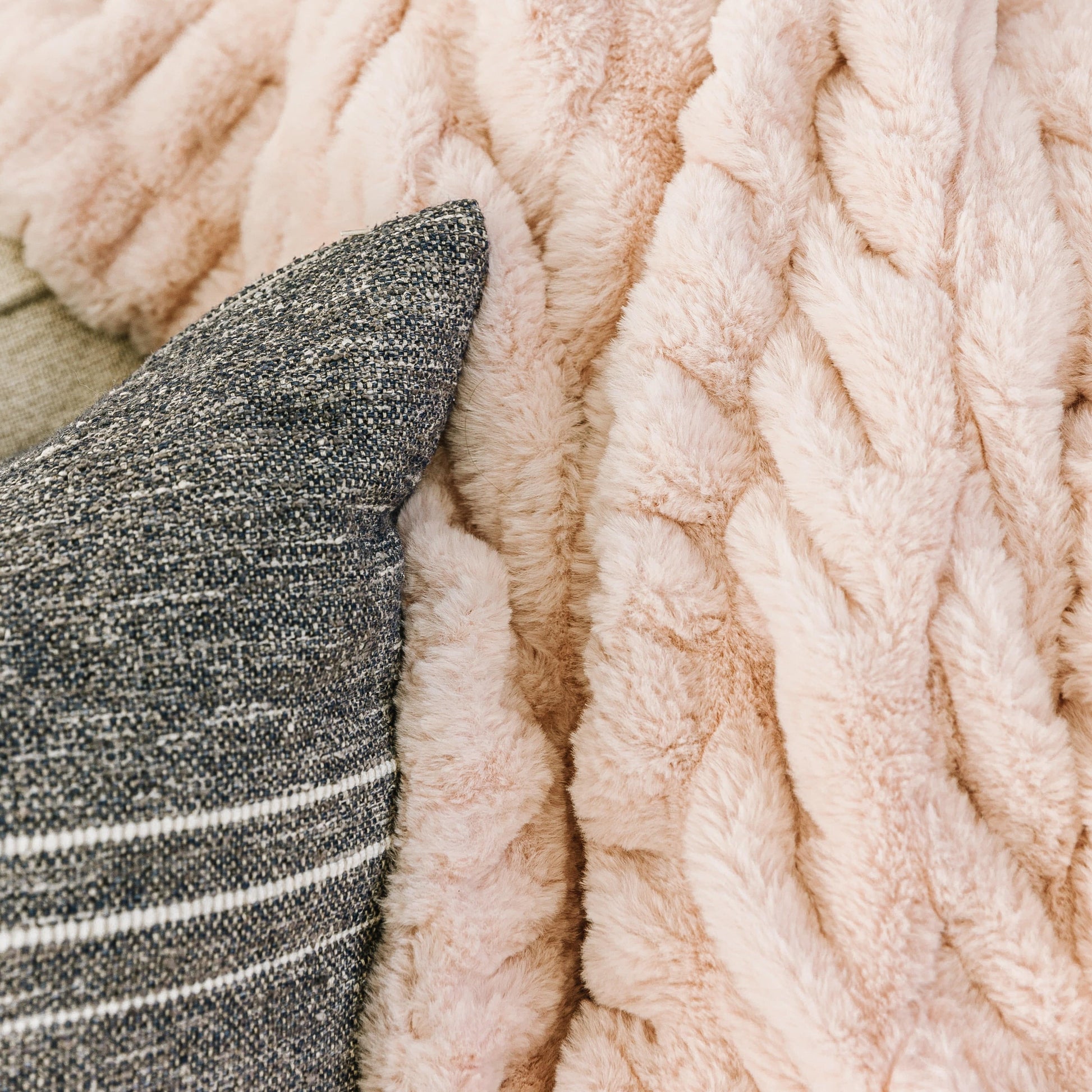 Blossom Pink Chic Blanket - Minky Designs
