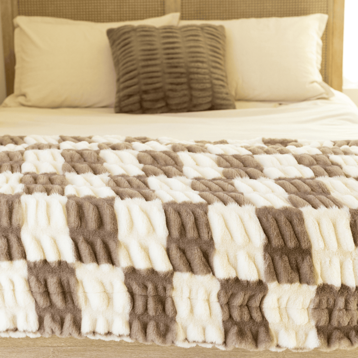 Checkered Minky Blankets