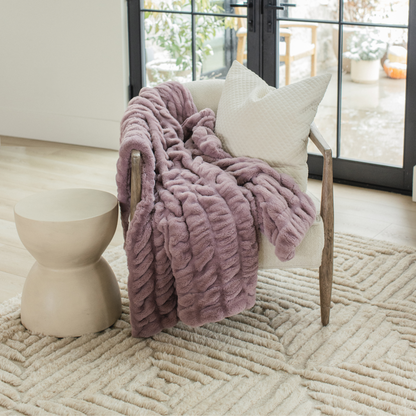 Violet Dream Minky Chic Blanket - Minky Designs