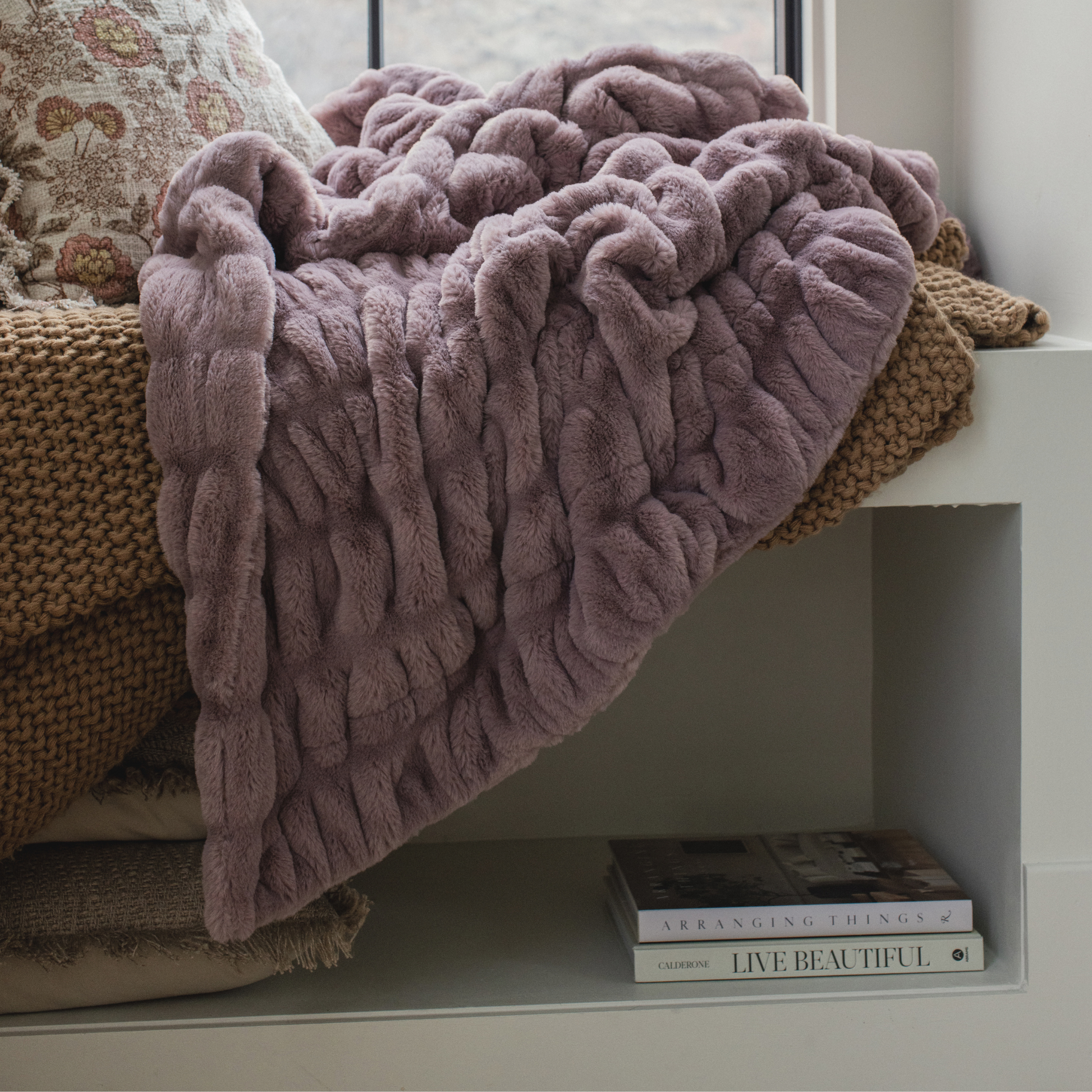 Violet Dream Minky Chic Blanket - Minky Designs