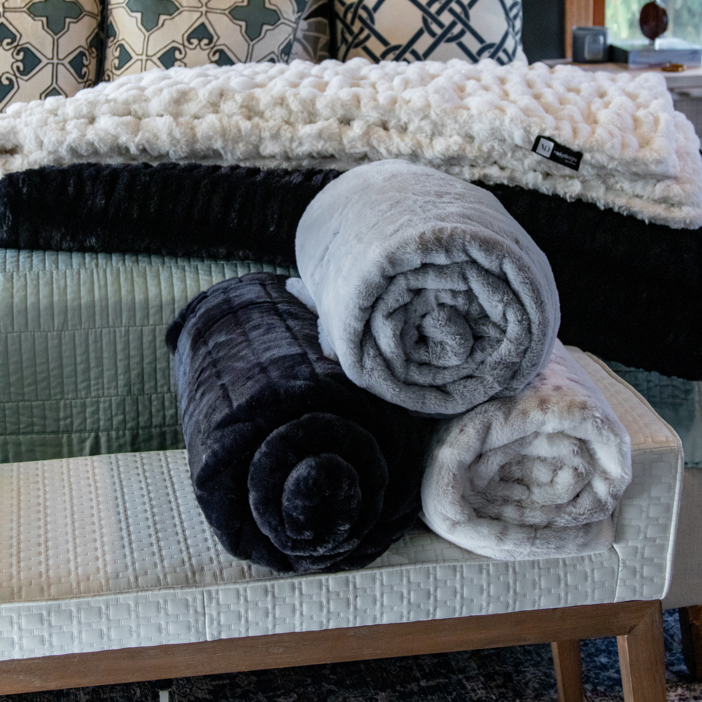 Jaguar Black | Posh Collection - Minky Designs