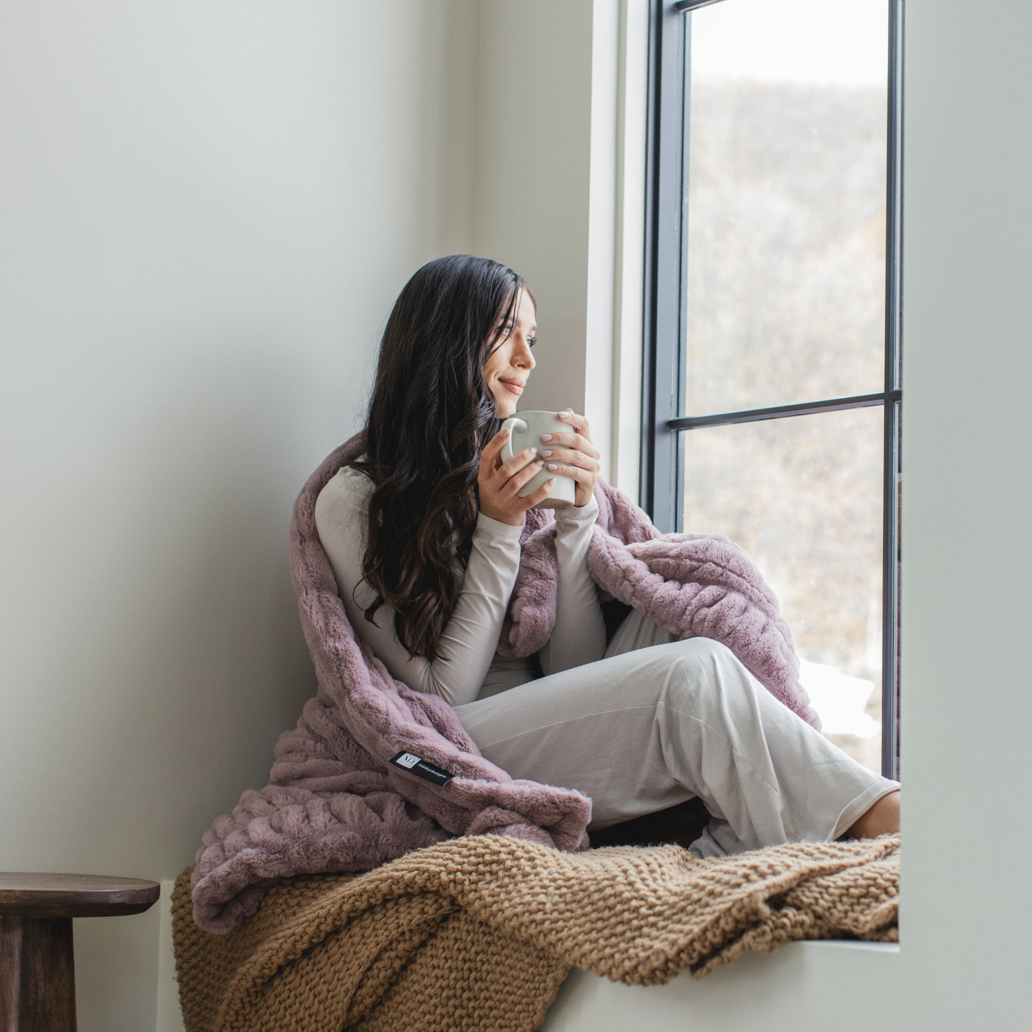 Violet Dream Minky Chic Blanket - Minky Designs