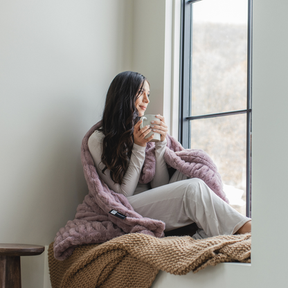 Violet Dream Minky Chic Blanket - Minky Designs