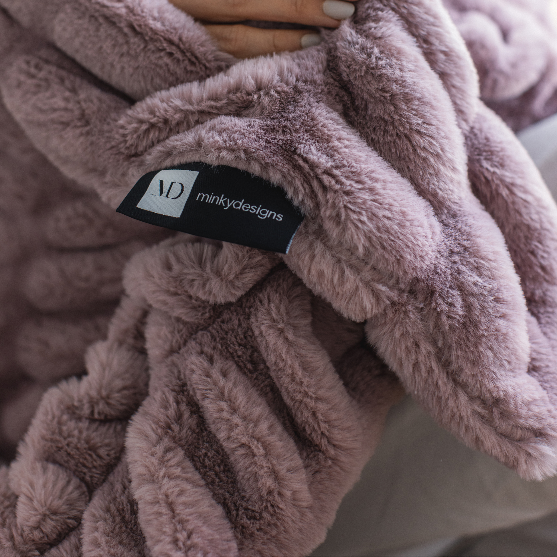 Violet Dream Minky Chic Blanket - Minky Designs