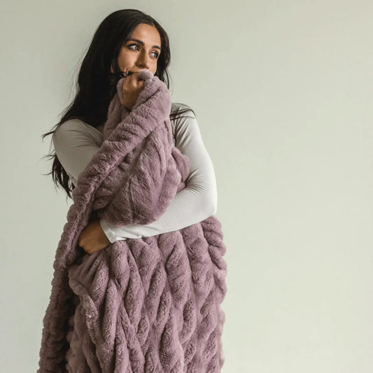 Violet Dream Minky Blanket