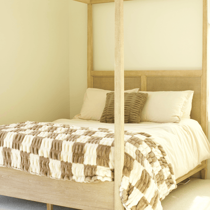 Timber Ridge Checkered Minky Blanket