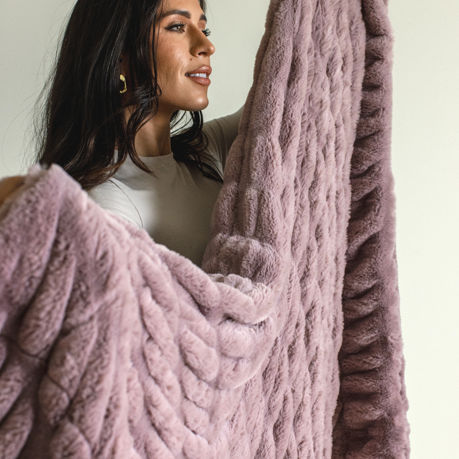 Violet Dream Minky Chic Blanket - Minky Designs
