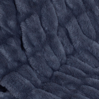 Charcoal Gray Minky Blanket