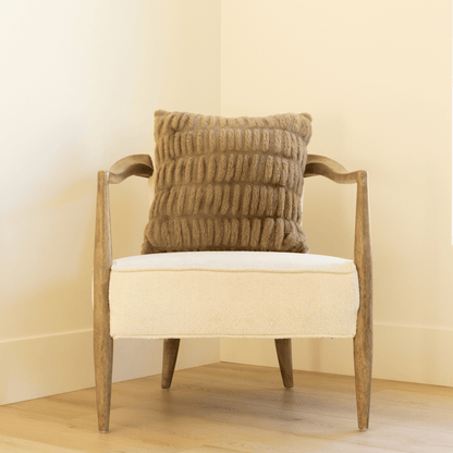 Driftwood Minky Throw Pillow