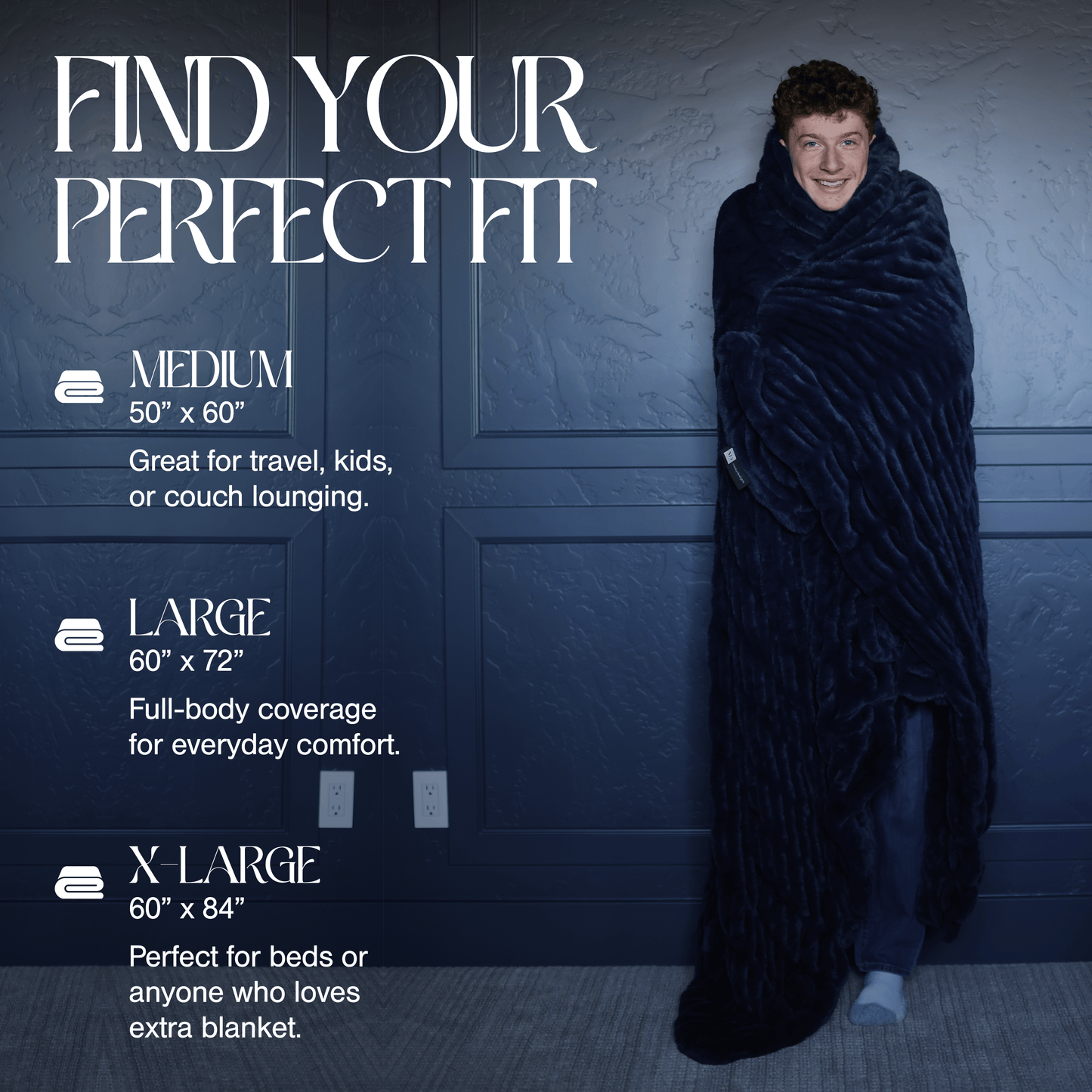 Midnight Horizon Minky Blanket