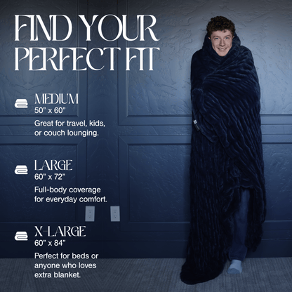 Midnight Horizon Minky Blanket
