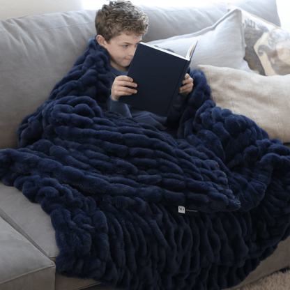 Midnight Horizon Minky Blanket