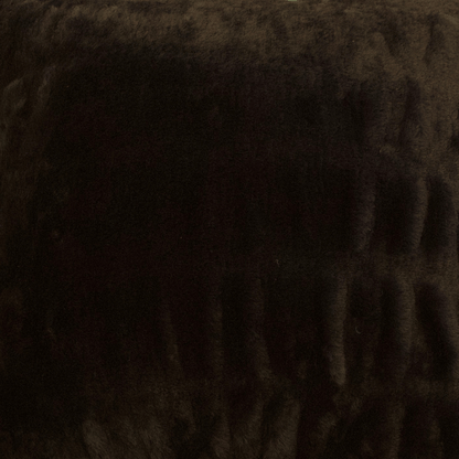 Jaguar Black Minky Throw Pillow