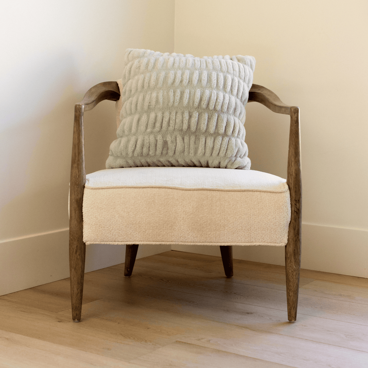 Sage Green Minky Throw Pillow
