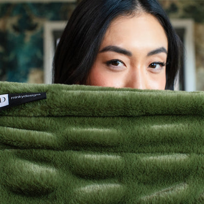 Moss Green Minky Blanket