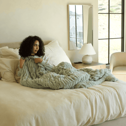 Sage Green Minky Blanket