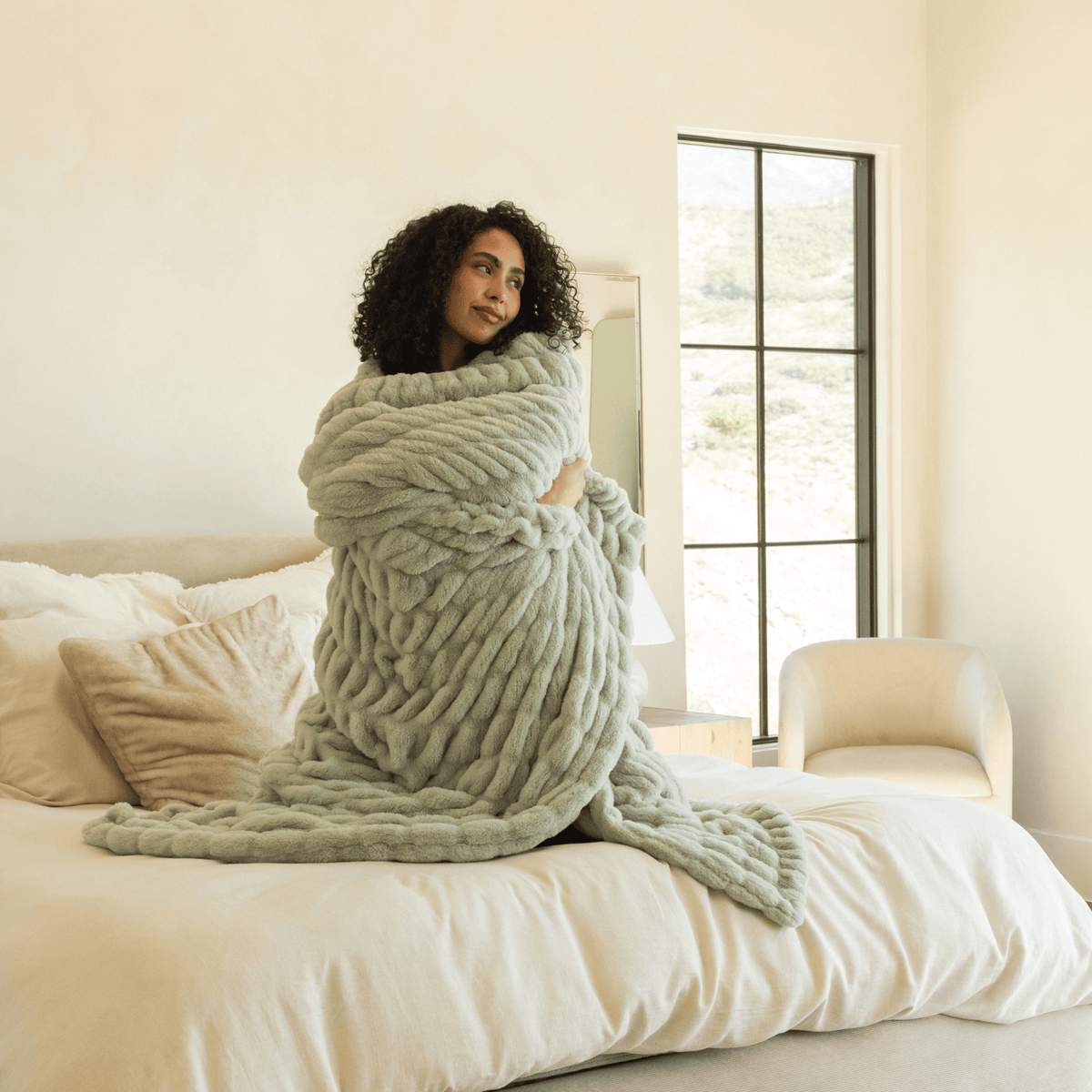 Sage Green Minky Blanket