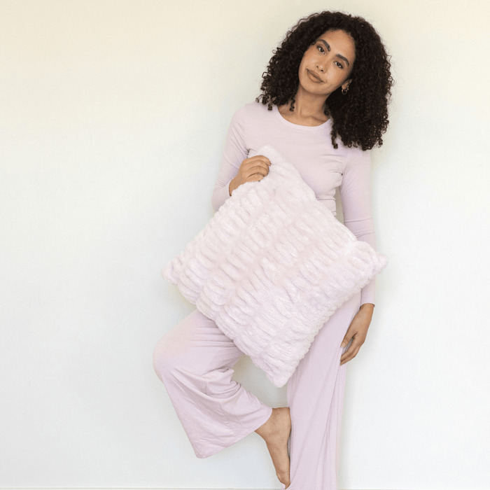 Blossom Pink Throw Pillow