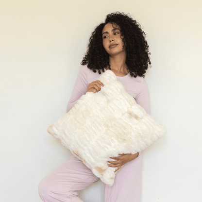 Crème Brûlée Throw Pillow