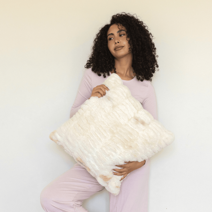 Crème Brûlée Throw Pillow