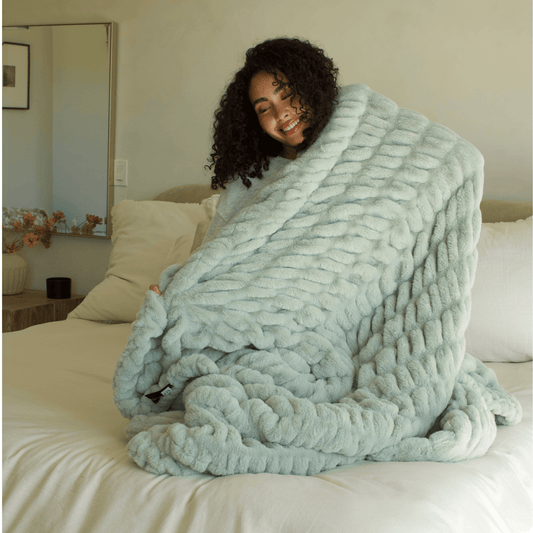 Sage Green Minky Blanket