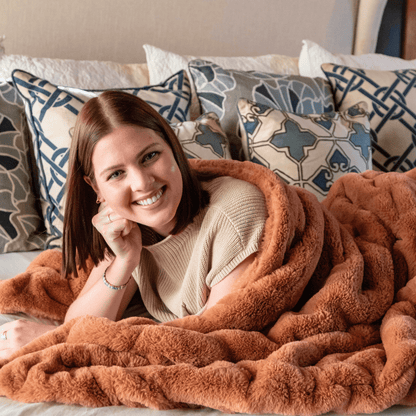 Copper Chic Blanket - Minky Designs