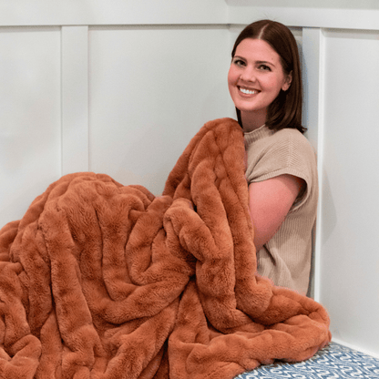 Copper Chic Blanket - Minky Designs