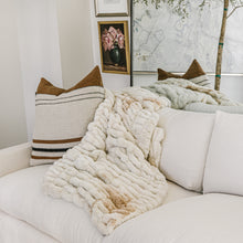 Load image into Gallery viewer, Crème Brulee Chic Blanket
