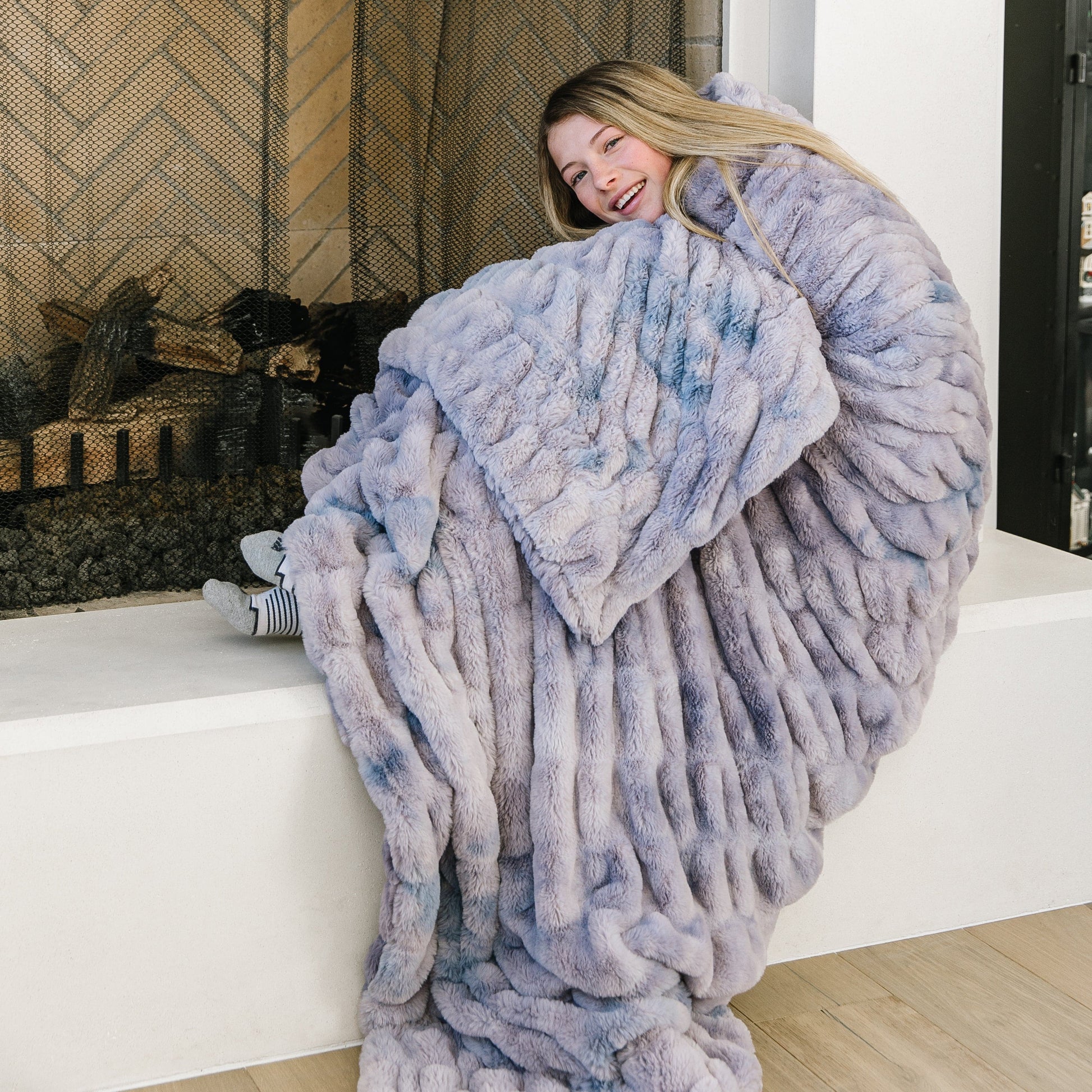 Blueberry Minky Blanket – Ultra Plush Chic Collection by Minky