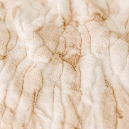 Crème Brûlée Posh Blanket - Minky Designs