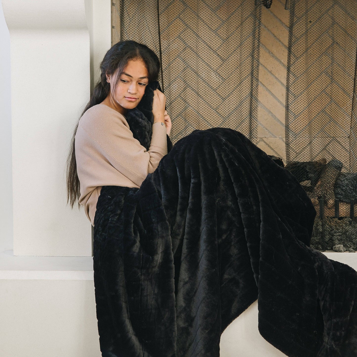 Jaguar Black Posh Blanket - Minky Designs