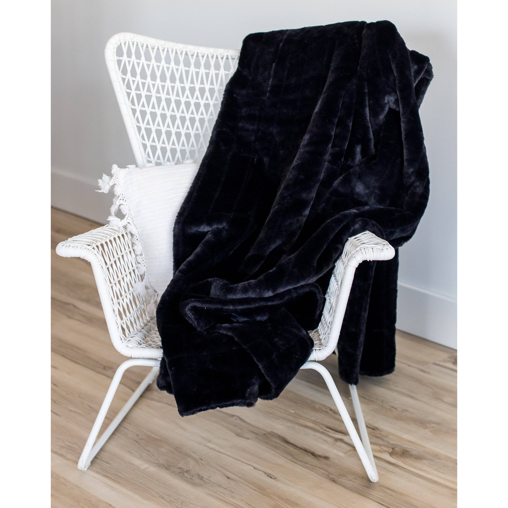 Jaguar Black Posh Blanket - Minky Designs