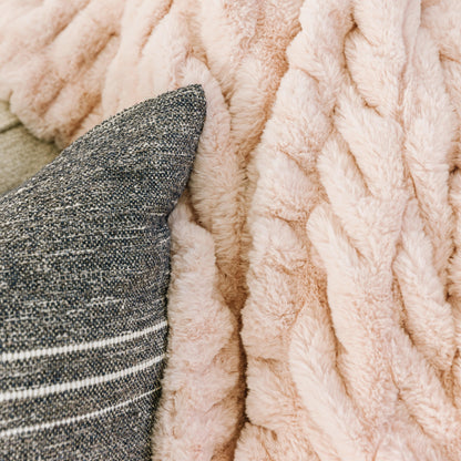 Blossom Pink Chic Blanket - Minky Designs